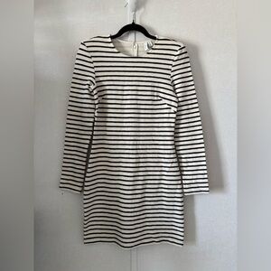 Paris Atelier & Other Stories | Black and White Striped Dress | Size 4